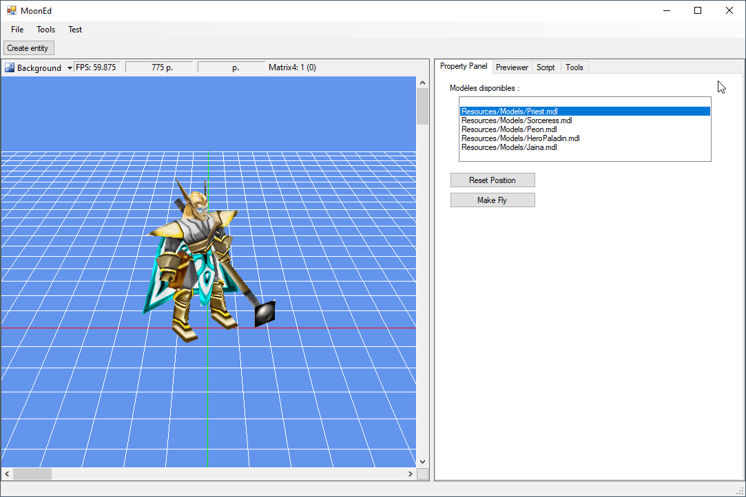 Modèle de Prêtre humain